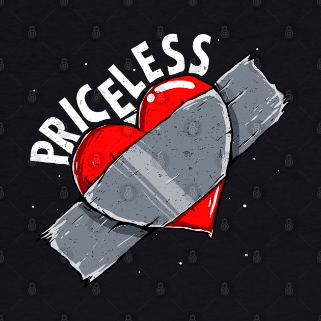 Duct Tape Heart - Priceless by A Comic Wizard